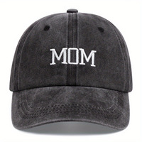 Casquette Lavée avec Logo Personnalisé 6 Panneaux Casquette de Baseball Brodée Structurée Distressed Vintage Casquette de Sport