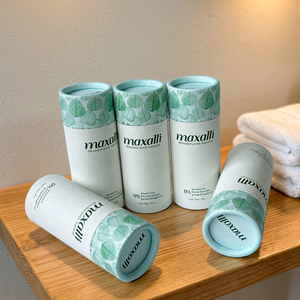 หลอดกระดาษคราฟท์สีขาวแบบดันขึ้น พิมพ์ลายได้ตามต้องการ ย่อยสลายได้ทางชีวภาพ สำหรับบรรจุภัณฑ์ครีมกันแดดแบบแท่ง ปราศจากขยะ สำหรับผลิตภัณฑ์ดูแลส่วนบุคคล - Product Image 1