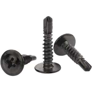 Vis autotaraudeuse noire M4.2x10 13 16 19 25 32 38 à tête fraisée Phillips en fer de grade A niveau 10.9 pour serrage - Product Image 2