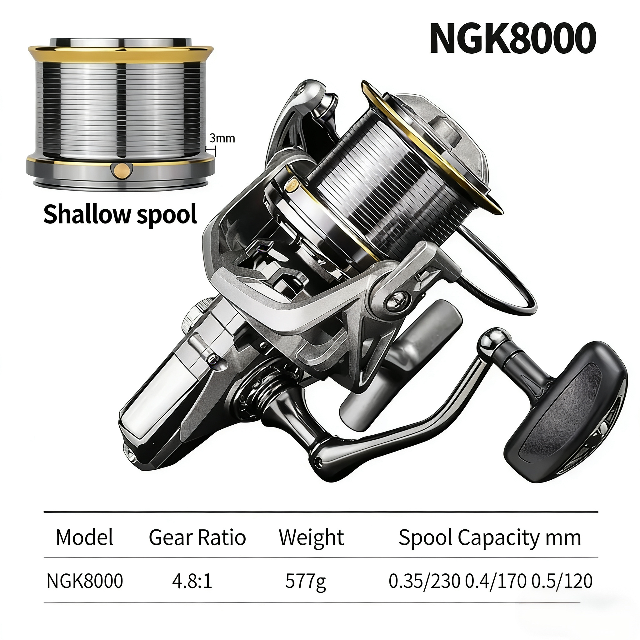 Ngk8000 (pilule à poignée eva)