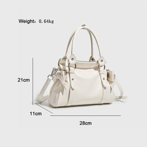 Sacs à main de luxe pour femmes 2026 en cuir PU avec fermeture éclair, design tendance, vente en gros - Product Image 3