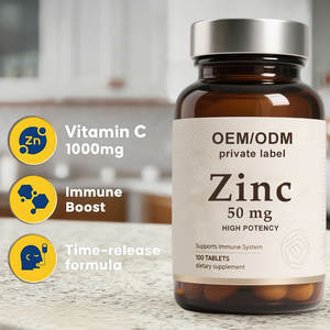 Integratori per la salute 2024 di alta qualità integratore di zinco Oem Best seller Private Label compresse di zinco per la salute - Product Image 2