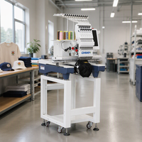 Machine à Broderie Numérique Informatisée de Haute Qualité en Promotion pour Ateliers d'Impression et Usage Domestique, Tête Simple, 12 ou 15 Aiguilles