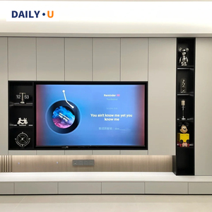 Stile moderno personalizzato soggiorno TV Stand alto sospeso armadio di stoccaggio con TV incorporato elegante Design contemporaneo - Product Image 2