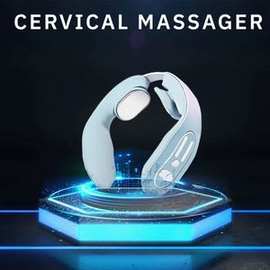 Masajeador de Cuello Portátil con Alimentación USB, con Calor por Pulsos EMS, para el Hogar o la Oficina, Alivio Muscular Relajante - Product Image 3