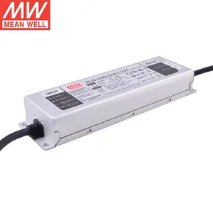 Meanwell ELG-240 tahan air IP66 ELG-240-24A-3Y Dali Driver 12V 24V 36V 48V 50W 60W 75W 100W 120W 200W 240 w led driver