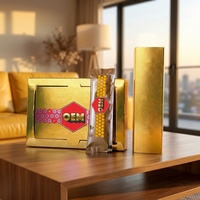 Boîtes en carton rigide de luxe Private Label ETUMAX Honey Miel Hard Steel Rhino VVIP Packaging Boxes UV Pink Pussycat
