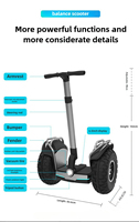 Heiße Verkaufsschlager Original Segway Zweirad-Elektroroller Versand aus US-Lager mit App Elektrischer Golf-Scooter für Erwachsene