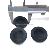 Bantalan Telinga Busa Pengganti, Headphone Earphone Headset Penutup Spons Sekali Pakai (45Mm-1.8 ") 4 Pasang