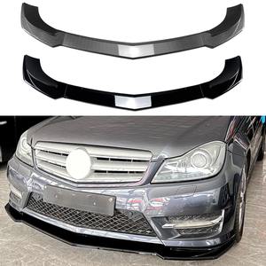 <b>For</b> Mercedes Benz C-Class W204 S204 AMG Line 2011-2014 Body Kit Front Bumper Splitter Lip Guard <b>Diffuser</b> <b>Car</b> Accessories - Product Image 2