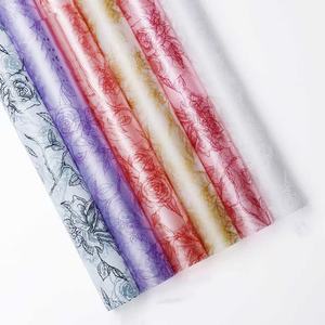 Papier d'emballage pour bouquet de fleurs de style coréen, série <span class=keywords><strong>Nosa</strong></span> Paper, jardin de roses, imperméable, fait main - Product Image 1