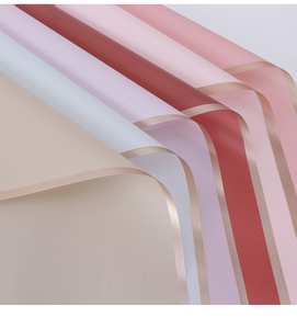 Solid <strong>Color</strong> Single-Sided Waterproof Flower Wrapping <strong>Paper</strong> for Print for DIY Florists Wholesale Stock - Product Image 5