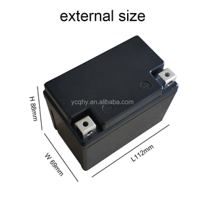 กล่องแบตเตอรี่มอเตอร์ไซค์ Ytx4L <span class=keywords><strong>Mf</strong></span> 12v พลาสติกเปล่า สำหรับแบตเตอรี่ลิเธียมไอออน 12v 4ah 5ah 6ah 8ah 9ah - Product Image 2