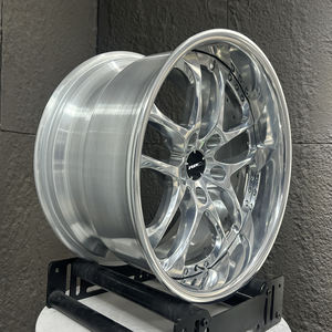 Jantes Roc Custom Deep Lip Polished Minerva 18 19 pouces 2 pièces 5x114.3 pour <span class=keywords><strong>Nissan</strong></span> <span class=keywords><strong>Skyline</strong></span> <span class=keywords><strong>Toyota</strong></span> <span class=keywords><strong>Supra</strong></span> Chaser Lexus IS GS - Product Image 2