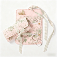 Sacs à bijoux personnalisés avec logo, logo personnalisé, vente en gros, petit sac à bijoux en coton, emballage enroulable, sac cadeau pour les amoureux