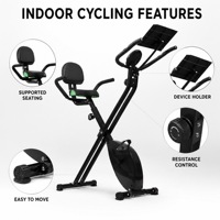 Cecotec 可折叠铝制健身车 X-Bike Pro 家用型 2.5 公斤飞轮 磁阻式液晶屏心率监测器 Max
