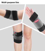 Attelle chauffante électrique sécurisée pour cheville avec protection contre la surchauffe, sangle réglable, idéale pour les personnes sédentaires et les coureurs, soulagement de la cheville