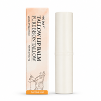 Baume à lèvres nourrissant au suif pour lèvres sèches/gercées, hydratation longue durée, réparation apaisante et personnalisation de marque privée