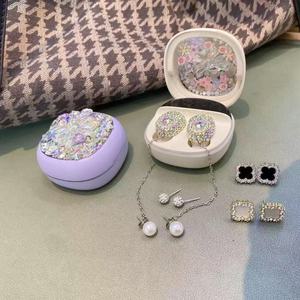 אוזניות אלחוטיות נוצצות דמויות יהלום חדשות לשנת 2025, אוזניות In-Ear, אוזניות TWS, אטמי אוזניים, אוזניות עם סינון רעשים, לנערות חמודות, לאייפון ולסמסונג - Product Image 4