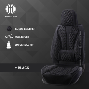 Marcan marcan ชุดเบาะรถยนต์ลายผ้านวมติดเพชรหรูหราใช้ได้กับ360ทั่วไปชุดป้องกันเบาะรถยนต์เต็มรูปแบบสำหรับโตโยต้าฮอนด้า - Product Image 2