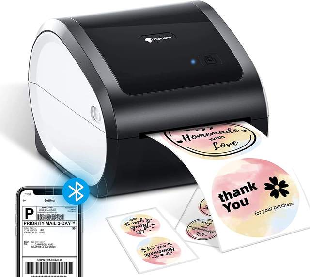 Phomemo D520 4x6 4 Inch Thermal Shipping Waybill Label Printer for Shipping Package Barcode QR Code Mailing Address