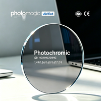 Fabricant Photomagic – Lentilles optiques 1.56 à vision simple HMC anti-lumière bleue et lentilles photochromiques grises 1.56 pour lunettes de soleil – Prix compétitifs