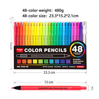 Crayons mécaniques colorés rétractables de 3 mm pour la vente en gros, avec recharge de couleur et gommes offertes