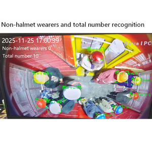 Cámara de Reconocimiento de Personas con IA Bova, Cámara de Visión Panorámica con Estadísticas de Conteo de Personas <span class=keywords><strong>para</strong></span> Obras de Construcción y Áreas de Trabajo en Fábricas - Product Image 4