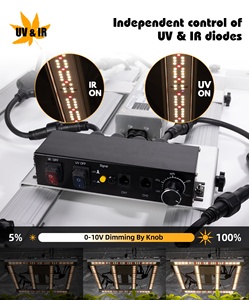 Bordes iluminados 240W Grow Light bar Uv Ir Meanwell Driver Samsung Lm301h Commercial <span class=keywords><strong>Led</strong></span> Grow Light para plantas vegetales - Product Image 4