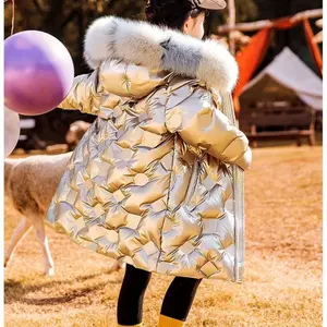 패션 2022 소년 키즈 아기 겨울 다운 코트 소녀 따뜻한 두꺼운 옷 어린이 다운 재킷
