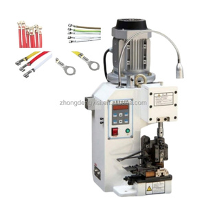 <b>Electric</b> <b>Wire</b> Stripping and Terminal Crimping Machine Cable Sleeving Insertion and <b>Wire</b> Cutting Stripping Crimping Machine - Product Image 1