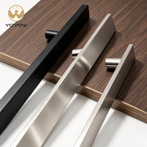 Poignée de porte carrée double face robuste en acier inoxydable 304 pour portes coulissantes et extérieures - Product Image 1