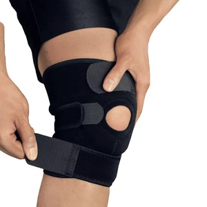 Rodillera <span class=keywords><strong>de</strong></span> Soporte Ajustable con Rótula Abierta, Estabilizador Protector <span class=keywords><strong>de</strong></span> Nylon para Rotura <span class=keywords><strong>de</strong></span> <span class=keywords><strong>Menisco</strong></span>, Deportes y Correr - Product Image 1