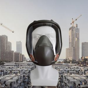 Respirador de Silicona de Cara Completa 6800 con Filtros Dobles, Aparato de Respiración, Venta al Por Mayor de Fábrica - Product Image 1