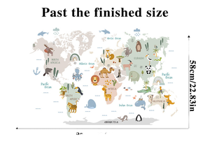 <span class=keywords><strong>Vinilo</strong></span> Decorativo <span class=keywords><strong>de</strong></span> <span class=keywords><strong>Pared</strong></span> con Mapa del Mundo Personalizado, Autoadhesivo y Removible, <span class=keywords><strong>para</strong></span> Decoración <span class=keywords><strong>de</strong></span> Habitaciones Infantiles - Product Image 4