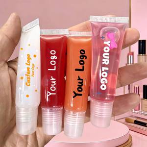 Aceite Labial Voluminizador Vegano <span class=keywords><strong>de</strong></span> Marca Privada, Cosméticos Nutritivos para el Cuidado <span class=keywords><strong>de</strong></span> los Labios, Sin Sensación Pegajosa, Logotipo Personalizado, Brillo Labial con Sabor a Frutas, Libre <span class=keywords><strong>de</strong></span> Crueldad Animal - Product Image 5