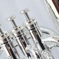 Professional Brass Instruments Baritone Silver Plated 4 Valves Baritone Horn