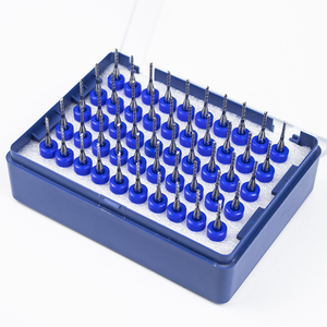 Thép Vonfram cacbua cuối phay cắt rắn Carbide PCB Router <span class=keywords><strong>bits</strong></span> với Ngô răng sợi thủy tinh vật liệu composite PCB Cutter - Product Image 1