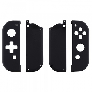 Coques de remplacement souples noires EXtremeRate Soft Touch pour NS (version D-pad) Gauche et Droite pour Nintendo Switch OLED - Product Image 1