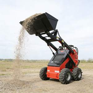 รถตักล้อยางขนาดเล็ก เครื่องยนต์ดีเซล ผลิตในจีน พร้อมอุปกรณ์ติดตั้งเร็ว สำหรับงานก่อสร้าง จัดสวน และงานเกษตร - Product Image 4