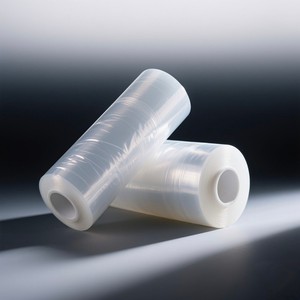 Film étirable transparent de qualité industrielle, haute brillance, renforcé, adhésif, pour moulage par soufflage, en rouleau jumbo, pour usage manuel et industriel, vente en gros - Product Image 4