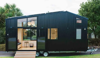 Cabane en bois préfabriquée, maison de voyage, camping-car, caravane, maison sur roues à vendre