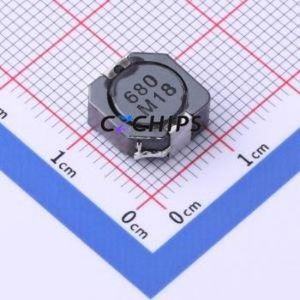 Inducteur de puissance CDRH105RNP-680NC SMD, 10,2x10mm (Inductance : 68uH) (Précision : 30%) Courant nominal : 1,6A - Product Image 1