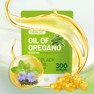 OEM 600mg d'huile d'origan Softgels 2 <span class=keywords><strong>1</strong></span> suppléments à base de plantes force carvacrol thymoquinone huile de graines noires supplément d'huile de graines noires - Product Image 2