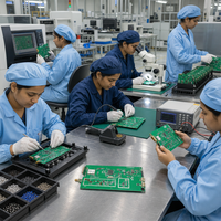 Produttore di Schede a Circuito Stampato Multistrato Personalizzate (PCBA) - Materiale Rogers con Finitura Superficiale ENIG RF/EMI