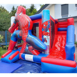 Château gonflable <span class=keywords><strong>Spiderman</strong></span> GMY Inflatables avec toboggan, aire de jeux pour enfants, aire de jeux commerciale - Product Image 2