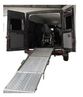 Rampe de chargement manuelle pour porte arrière de voiture d'affaires, pliable, pour fauteuil roulant désactivé