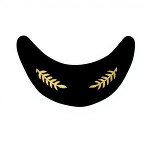Casquette d'officier à double rangée de feuilles de chêne, broderie à la main en fil de métal, visière incurvée, pour adultes, idéale pour les activités de plein air, le ski et les fêtes - Product Image 4