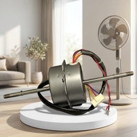 Moteur AC monophasé à faible bruit 55W 1650 tr/min, moteur économique à branchement direct avec boîtier métallique pour la ventilation des appareils ménagers