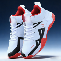 Derniers modèles de chaussures de basketball pour hommes, vente en gros, durables, grande taille, empeigne en mesh, toutes saisons, imperméables, logo personnalisé